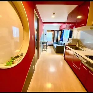 メルシアター鈍色の風: デザイナーズ心斎橋アパートメント , Osaka Japan